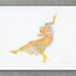 舞う人 oil-#4