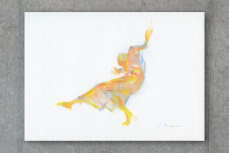 舞う人 oil-#4